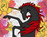 Dibujo Unicornio salvaje pintado por marceline9