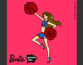 Dibujo Barbie animadora pintado por camila603
