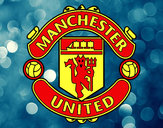 Dibujo Escudo del Manchester United pintado por Garbancito