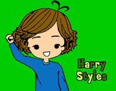 Dibujo Harry Styles pintado por 1DLARRY