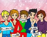 Dibujo Los chicos de One Direction pintado por LiamPayne