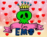 Dibujo Love Emo pintado por aalz