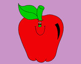 Dibujo Manzana 1 pintado por camila603