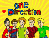 Dibujo One Direction 3 pintado por onezulma