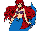 Dibujo Sirena pintado por lailaaa