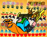 Dibujo Turbo -  Fuego pintado por RaibonDash