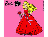 Dibujo Barbie vestida de novia pintado por DANIELASOF