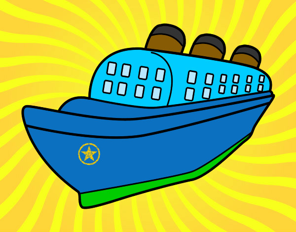 Dibujo Barco transatlántico pintado por emily-01