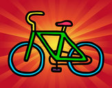 Dibujo Bicicleta básica pintado por SinaiV