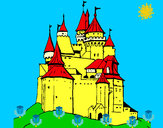Dibujo Castillo medieval pintado por Melisa