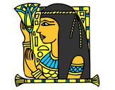 Dibujo Cleopatra pintado por Phira