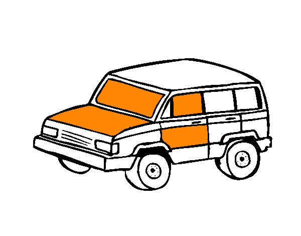 Dibujo Coche 4x4 pintado por SinaiV