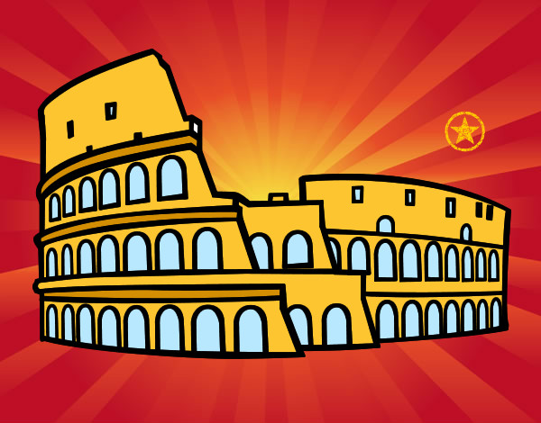 Dibujo Coliseo romano pintado por emily-01