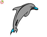 Dibujo Delfín adulto pintado por a22a