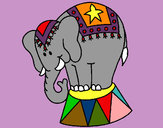 Dibujo Elefante actuando pintado por kittylove