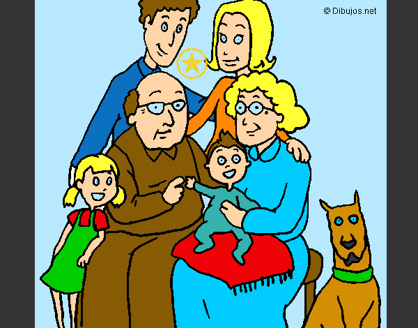 Dibujo Familia pintado por emily-01