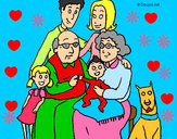 Dibujo Familia pintado por anyenli