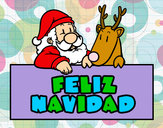 Dibujo Felices navidades pintado por SinaiV