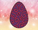Dibujo Huevo decorado pintado por SinaiV