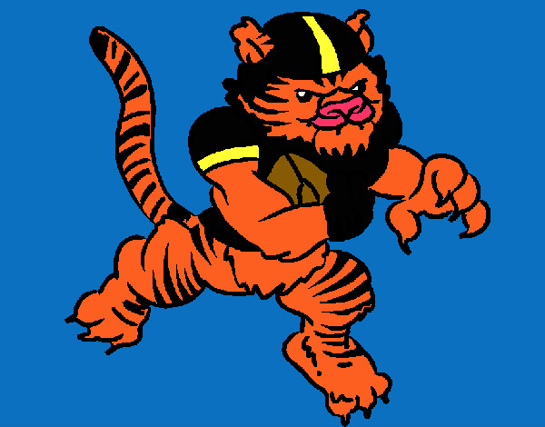 Dibujo Jugador tigre pintado por Jesus_1233