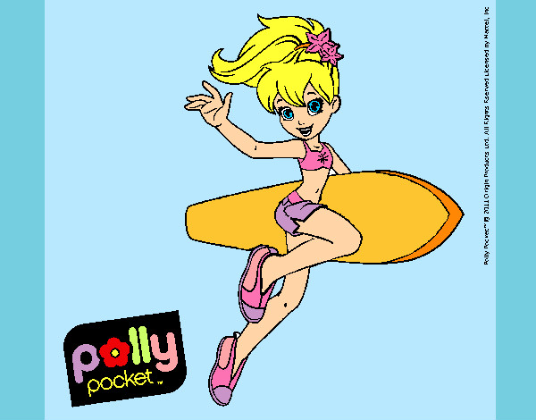 Dibujo Polly Pocket 3 pintado por Melisa