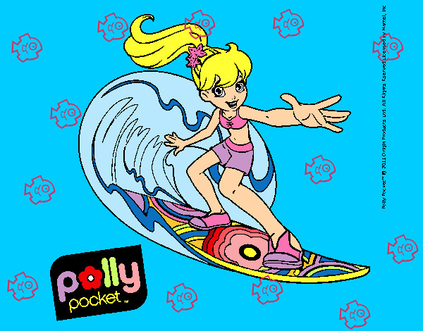 Dibujo Polly Pocket 4 pintado por Melisa