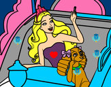 Dibujo Princesa cantante y su perrita pintado por LUCIA2