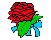 Dibujo Rosa, flor pintado por tomoko