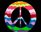 Dibujo Símbolo de la paz pintado por Albillaaa