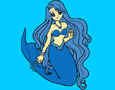 Dibujo Sirenita pintado por tomoko