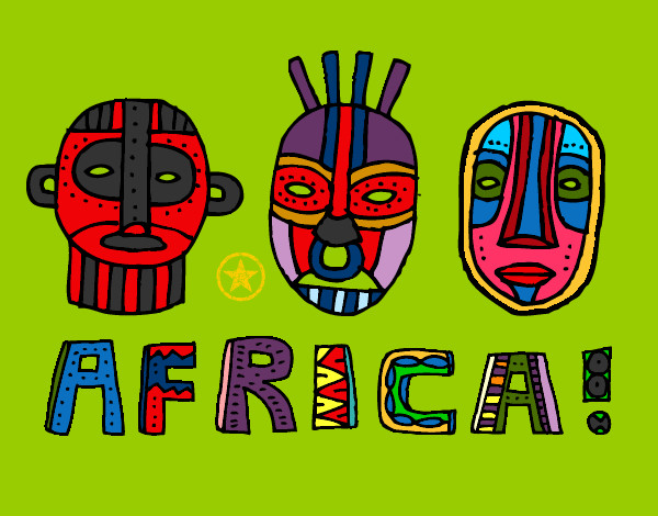 Dibujo Tribus de África pintado por emily-01