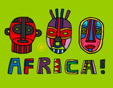 Dibujo Tribus de África pintado por emily-01