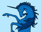 Dibujo Unicornio salvaje pintado por Pikalovely