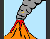 Dibujo Volcán pintado por emily-01
