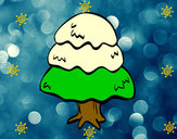 Dibujo Abeto con nieve pintado por carlitosjr