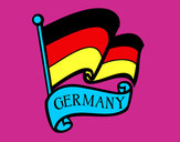 Dibujo Bandera de Alemania pintado por bayron11