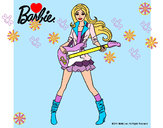 Dibujo Barbie guitarrista pintado por ulgen