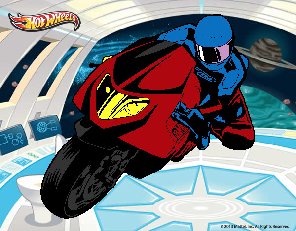 Dibujo Hot Wheels Ducati 1098R pintado por heber123