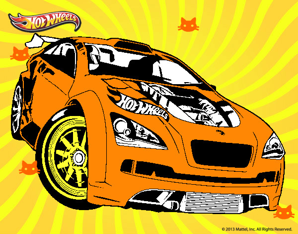 Dibujo Hot Wheels Megane Trophy pintado por francoarie