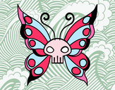 Dibujo Mariposa Emo pintado por sarita2003