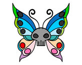 Dibujo Mariposa Emo pintado por tich