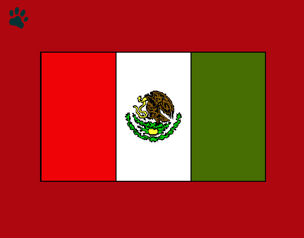 Dibujo México 1 pintado por daniela356