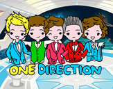 Dibujo One direction pintado por veritoma