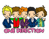 Dibujo One direction pintado por yoguiz