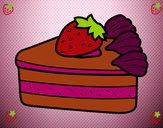 Dibujo Tarta de fresas pintado por elisanche7