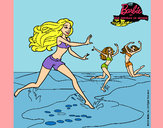 Dibujo Barbie de regreso a la playa pintado por NotaDibus