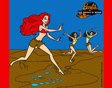 Dibujo Barbie de regreso a la playa pintado por LuciaChica