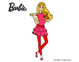 Dibujo Barbie y su mascota pintado por Dibujada