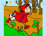 Dibujo Caperucita roja 6 pintado por mivaleria