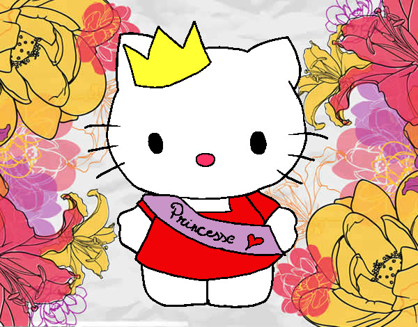 Dibujo Kitty princesa pintado por maria07